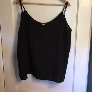 Dressy black tank top